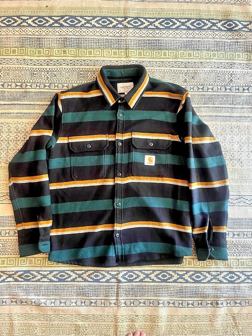 Carhartt Men's Striped Shirt Size Large